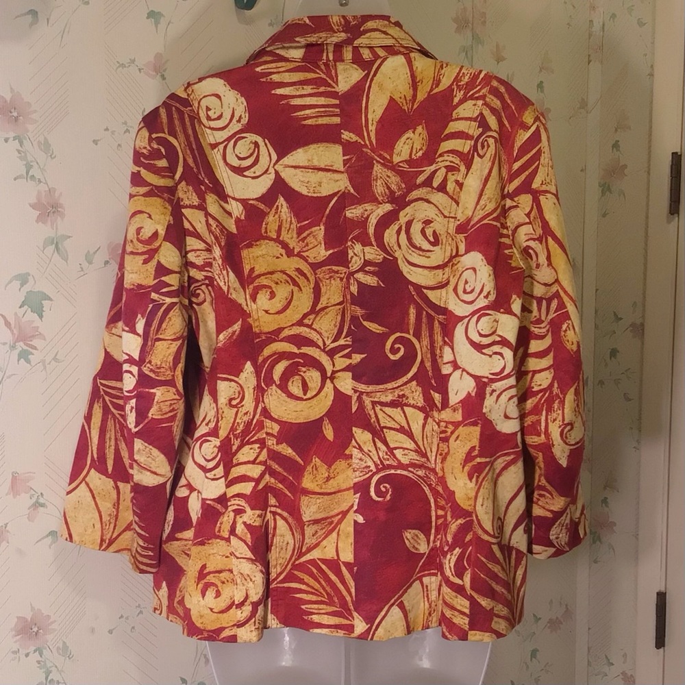 Chico’s Red Blazer - Picture 3 of 4